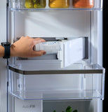 GE PJE23BYWFS Profile 23.2 Cu. Ft. Smart Counter-Depth 4-Door French-Door Refrigerator, Dual-Dispense AutoFill – PJE23BYWFS-KT