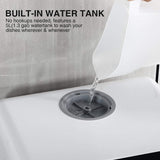 Airmsen Portable Countertop Dishwasher with 5L Built-in Water Tank - E4052956599