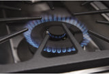 Kucht Professional 36 in. 5.2 cu ft. Natural Gas Range with Silver Knobs - KRG3618U-S