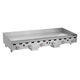 Vulcan MSA72 72" Natural Gas Griddle with Snap Action Thermostatic Control - 162,000 BTU - MSA72 NG