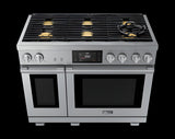 DACOR 48" Gas Range, Silver Stainless, Natural Gas/Liquid Propane - DOP48T960GS-KT