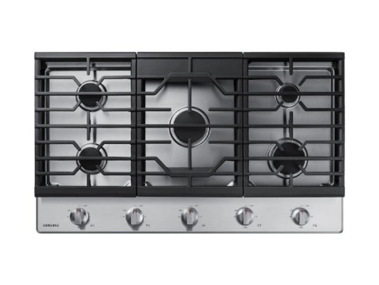 SAMSUNG 36" Gas Cooktop in Stainless Steel - NA36R5310FS-KT