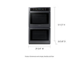 SAMSUNG NV51T5511DG 30" Smart Double Wall Oven in Black Stainless Steel - NV51T5511DG-KT