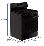GE APPLIANCES GGF500PVBB GE(R) 30" Free-Standing Gas Range - GGF500PVBB-KT