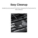 SAMSUNG 36" Gas Cooktop in Stainless Steel - NA36R5310FS-KT