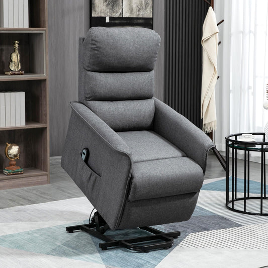 HOMCOM B07Y99CJJF-1 Power Lift Recliner Chair for Elderly with Remote
