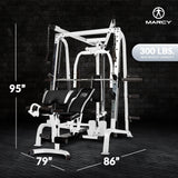 Marcy Pro Smith Cage Workout Total Body Training Home Gym System (For Parts) - 254758