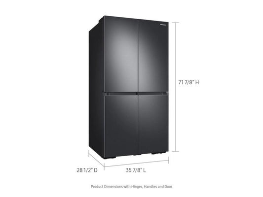 Samsung RF29A9071SG-KT 29 cu. ft. Smart 4-Door Flex Fridge, Family Hub, Dual Ice, Black SS