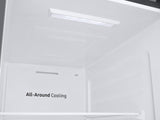 SAMSUNG  28 cu. ft. Smart Side-by-Side Refrigerator in Black Stainless Steel - RS28A500ASG-KT