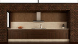 Elica - MEZZANO - Techne - 36" W x 19 11/16" D x 2 3/8" H, Stainless & Black Glass - Wall Mount Hoods - EMZ636S3