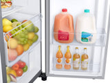 SAMSUNG 22 cu. ft. Counter Depth Side-by-Side Refrigerator with Touch Screen Family Hub™ in Stainless Steel - RS22T5561SR-KT
