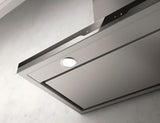 Elica - Techne Plus - Techne Plus - 30" W x 19 11/16" D x 5" H, Stainless & Black Glass - Wall Mount Hoods - EST630SS
