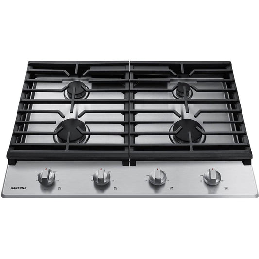 Samsung 30" Gas Cooktop 4 Burners, Cast Iron Grates - NA30R5310FS-KT