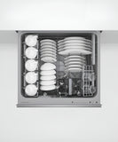 FISHER & PAYKEL DD24DT4NX9 Built-under Double DishDrawer Dishwasher, Tall, Sanitize - DD24DT4NX9-KT