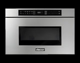 DACOR 24" Microwave-In-A-Drawer, Silver Stainless Steel - DMR24M977WS-KT