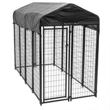 Lucky Dog Uptown Large Welded Kennel Heavy Duty Pet Dog Cage Fence Pen (Used) - 95802