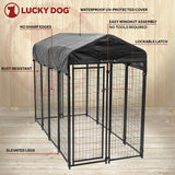 Lucky Dog Uptown Large Welded Kennel Heavy Duty Pet Dog Cage Fence Pen (Used) - 95802