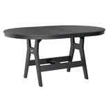 Berlin Gardens Harbor 44" x 64" Oblong Table - Dining Height- HOT4464DBK