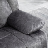 HomCom Rocker Recliner Chair for Living Room, Fabric Reclining Chair with Cushion, Rocking Chair - B0CYKFGCYV