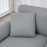 HomCom Reversible L-Shaped Sleeper Sofa w/ Pillows – B0CVX1N2B8