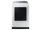 SAMSUNG  7.4 cu. ft. Smart Electric Dryer with Steam Sanitize+ in White - DVE55CG7100W-KT