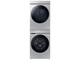 SAMSUNG Bespoke 7.6 cu. ft. Ultra Capacity Electric Dryer with Super Speed Dry and AI Smart Dial in Silver Steel - DVE53BB8700TA3-KT