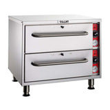 Vulcan VSL2 20.5" Slim Line Low Profile Two Drawer Warmer - 120V, 475W - VSL2