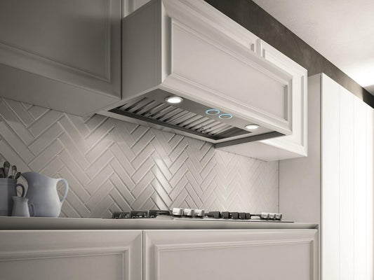 Elica - TRENTO - Elica Pro - 34 1/2" W x 18" D x 12" H, 600 CFM, Stainless - Choice A for use with ECTX36SS - Insert Hoods - ETR634SS