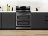 SAMSUNG NE63A6751SG 6.3 cu. ft. Smart Electric Range, Flex Duo™, No-Preheat Air Fry & Griddle, Black Stainless Steel