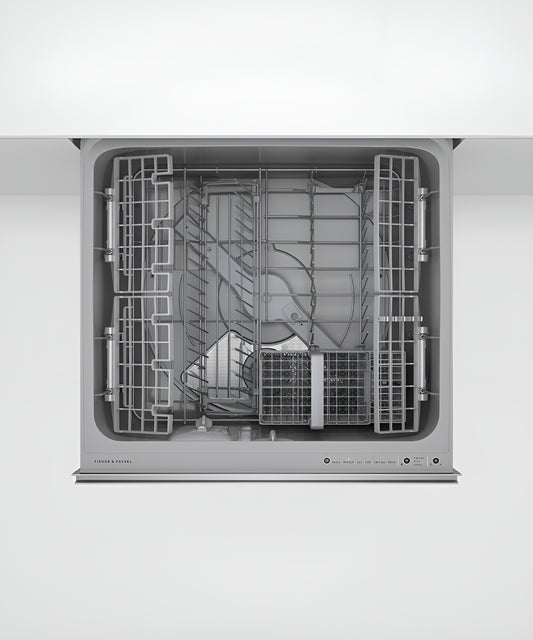 FISHER & PAYKEL DD24DT4NX9 Built-under Double DishDrawer Dishwasher, Tall, Sanitize - DD24DT4NX9-KT