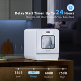 Airmsen Portable Countertop Dishwasher with Built-in Water Tank, 3 Place Settings - E4042741168