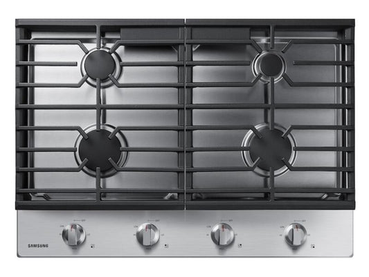Samsung 30" Gas Cooktop 4 Burners, Cast Iron Grates - NA30R5310FS-KT