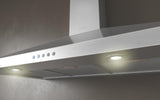 Elica - VOLTERRA - Comfort - 36" W x 19 11/16" D x 10 1/4" H, Stainless Wall Mount Hoods - EVL436S3