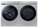 SAMSUNG Bespoke 7.6 cu. ft. Ultra Capacity Gas Dryer with AI Optimal Dry and Super Speed Dry in Silver Steel - DVG53BB8900TA3-KT