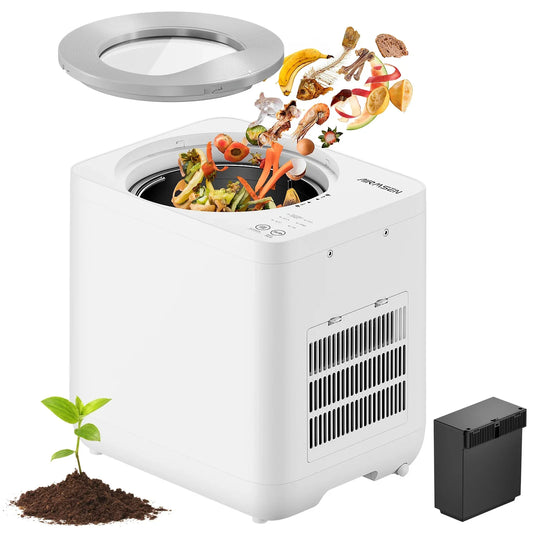 Airmsen Smart Electric Composter for Kitchen, 3.8L Indoor Compost Bin with DC Motor - E4061822988