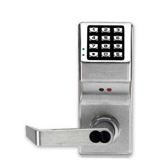 Alarm Lock Trilogy DL4100IC Digital Keypad Lever Set, High Capacity Audit Trail, SFIC Core, Satin Chrome - ALL-DL4100IC-26D