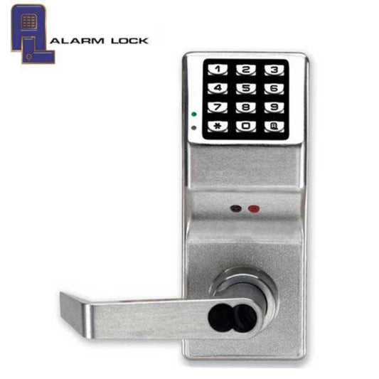 Alarm Lock Trilogy DL4100IC Digital Keypad Lever Set, High Capacity Audit Trail, SFIC Core, Satin Chrome - ALL-DL4100IC-26D