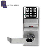 Alarm Lock Trilogy DL4100IC Digital Keypad Lever Set, High Capacity Audit Trail, SFIC Core, Satin Chrome - ALL-DL4100IC-26D