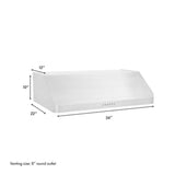 Alpine ZLINE Alpine Series Ducted Under Cabinet Range Hood in Stainless Steel (ALP10UC) - ALP10UC-30
