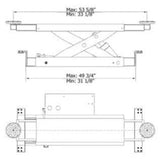 AMGO J5H Manual Rolling Jack 5,000 lbs. Capacity - J5H