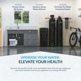 Aquasure Harmony Series | 64,000 Grains Water Softener w/ Fine Mesh Resin and Pleated Sediment Filter - AS-HS64FMP