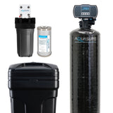 Aquasure Harmony Series | 64,000 Grains Water Softener with 10" Sediment/Carbon/Zinc Triple Purpose Whole House Water Filter - AS-HS64SCP