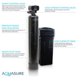 Aquasure Signature Elite 1,000,000 Gallons Whole House Filter Bundle, 48,000 Grains Softener – AS-SE1000FM