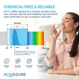 Aquasure Signature Elite 5-in-1 Whole House Water Treatment with 72,000 Grains Softener & 18 GPM UV Sterilizer - AS-SE2000FMU