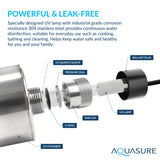 Aquasure Signature Elite 5-in-1 Whole House Water Treatment with 72,000 Grains Softener & 18 GPM UV Sterilizer - AS-SE2000FMU