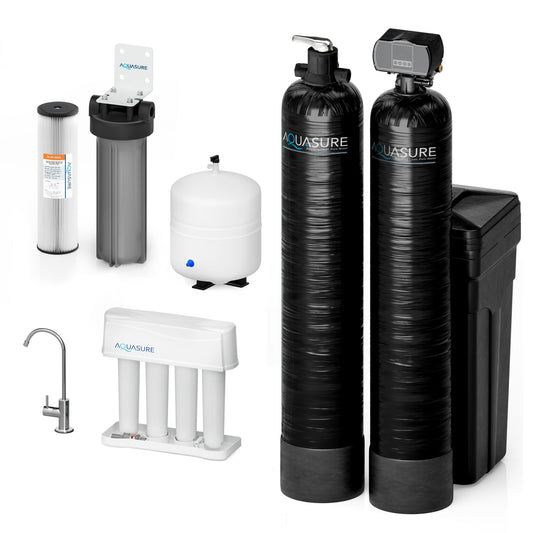 Aquasure AS-SE600A Elite Whole House Water Filter Bundle