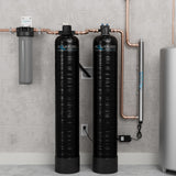 Aquasure Serene Series | 15 GPM Salt-Free Conditioning, Whole House Water Treatment System, Pleated Sediment Pre-Filter and UV Purifier - AS-SF15CKU