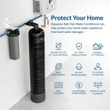 Aquasure Serene Series | 15 GPM Whole House Salt-Free Water Conditioning/Softening System with Triple Purpose Pre-Filter - AS-SF15G