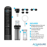 Aquasure Serene Lite Series | 650K Gallons Whole House Salt-Free Water Conditioning/Softening Descaler System with Triple Purpose Filter - AS-SF650
