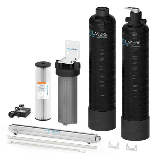 Aquasure Serene Lite Series 800K Gallons Whole House Salt-Free Descaler Bundle - AS-SF800CKU